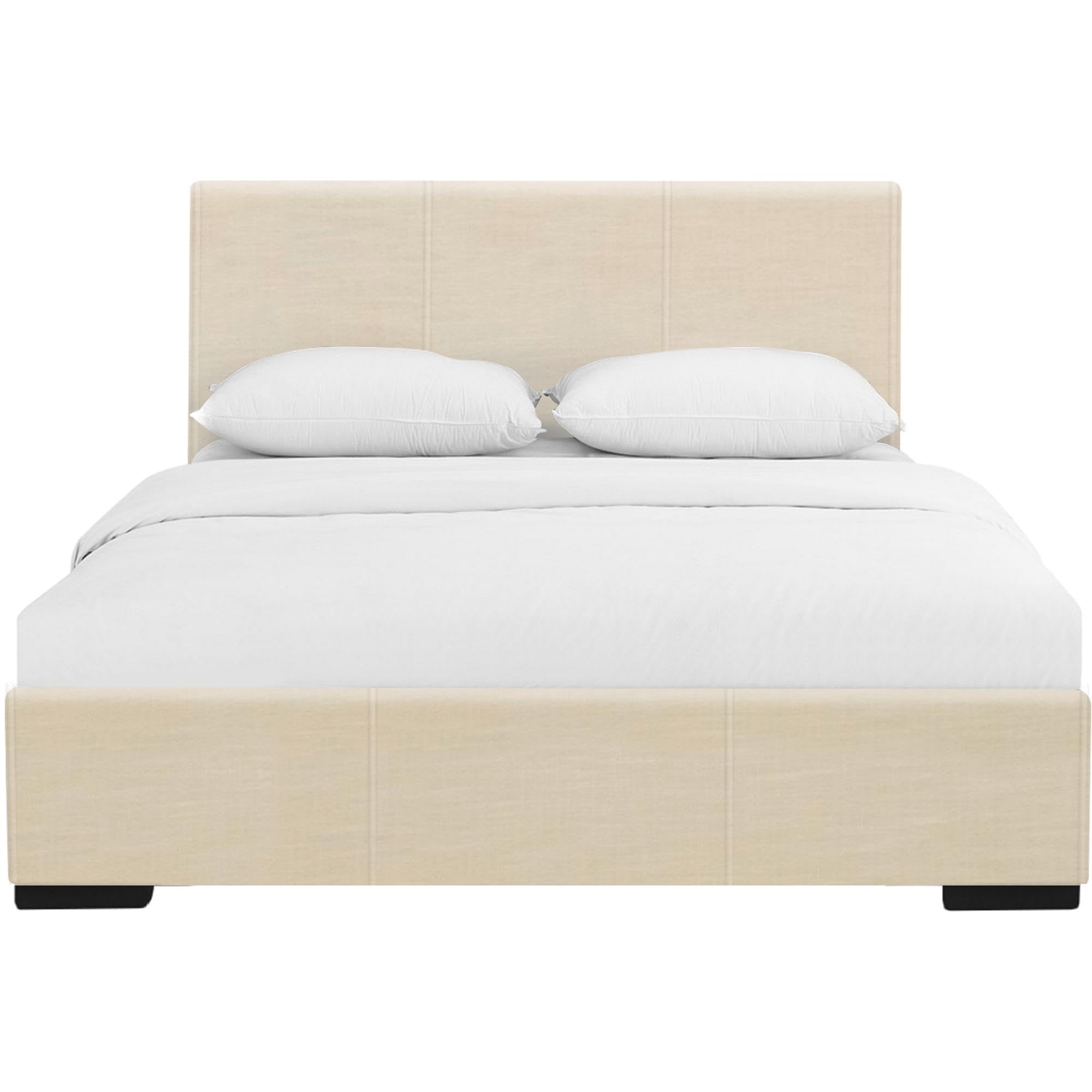 Hindes Upholstered Platform Bed, Brown, Full/ Brown