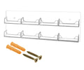 Marketing Holders 6 Pack Business Card Holder Wall Rack With Hanging Hardware For 3.5' X 2' Gift Or Contact Cards At Retail St