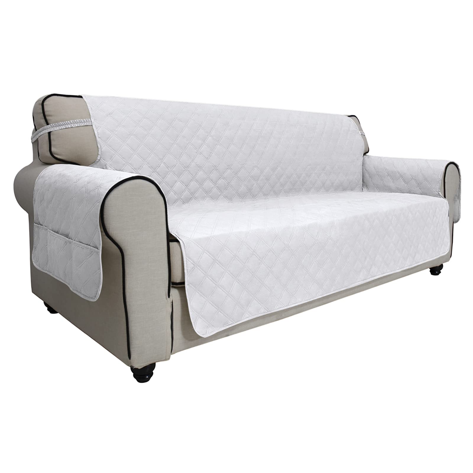 Easy-Going Sofa Slipcover Waterproof Oversized Couch Cover Non-Slip Sofa Cover For 3 Cushion Couch Washable Furniture Protector