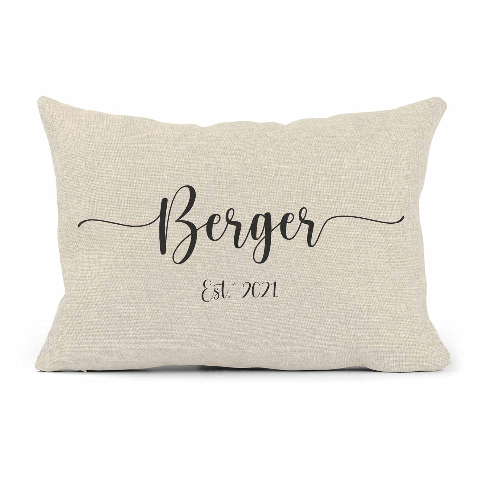 Girls Love A Monogram Wedding Gifts For Couples Unique For Couple - Personalized Wedding Gift - Personalized Wedding Pillow - Pe