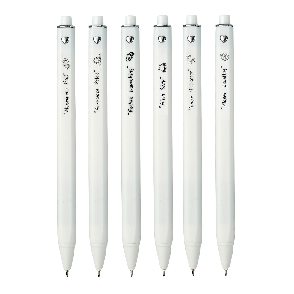Maikedepot Ballpoint Pens Aesthetic Gift School Office Supplies Pens For Women & Men, Note Taking (6 Pdw)