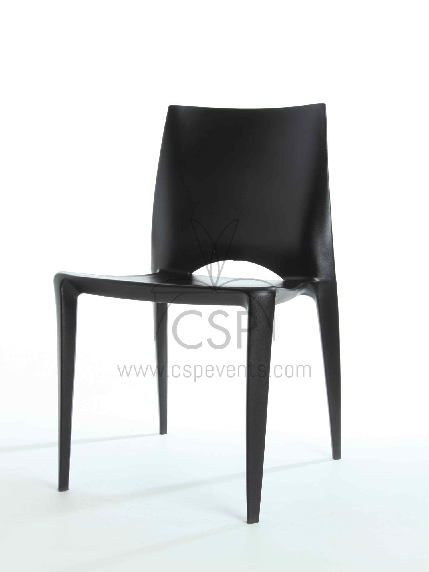 Commercial Seating Products Crescent Black Dining Chairs