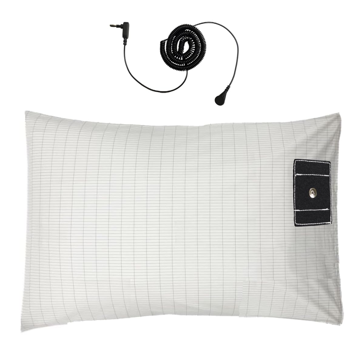 Eohelgro Grounding Pillowcase Queen Size, Conductive Grounding Pillowcase With Sliver Fiber For Better Sleep, Pain Relief, Infla