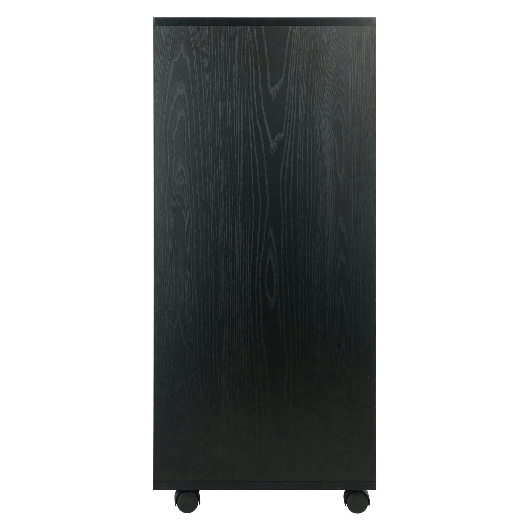 Winsome Wood Halifax Cabinet for Closet/Office Tall/Black