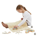 HOSUKKO Weighted Blanket - 2 lbs Ivory Heavy Blanket - Small Size Breathable Blanket(19 * 21 inches, 2 lbs)
