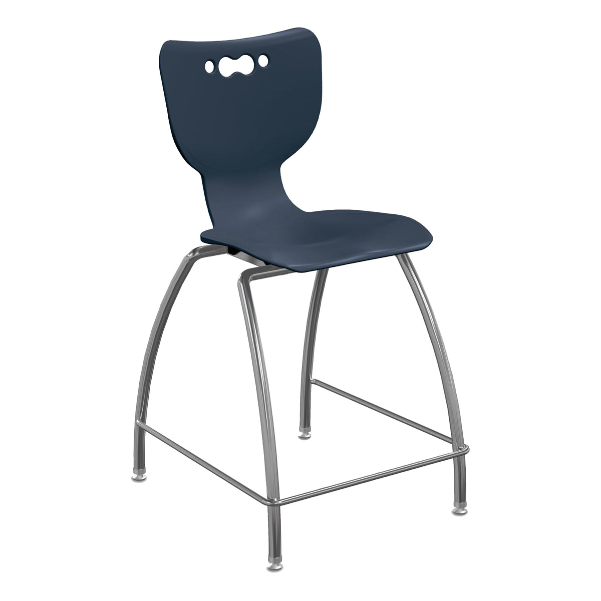 Mooreco Hierarchy Stool - 4-Leg Stool (30 Inch) - Navy (53221-Hnvy)