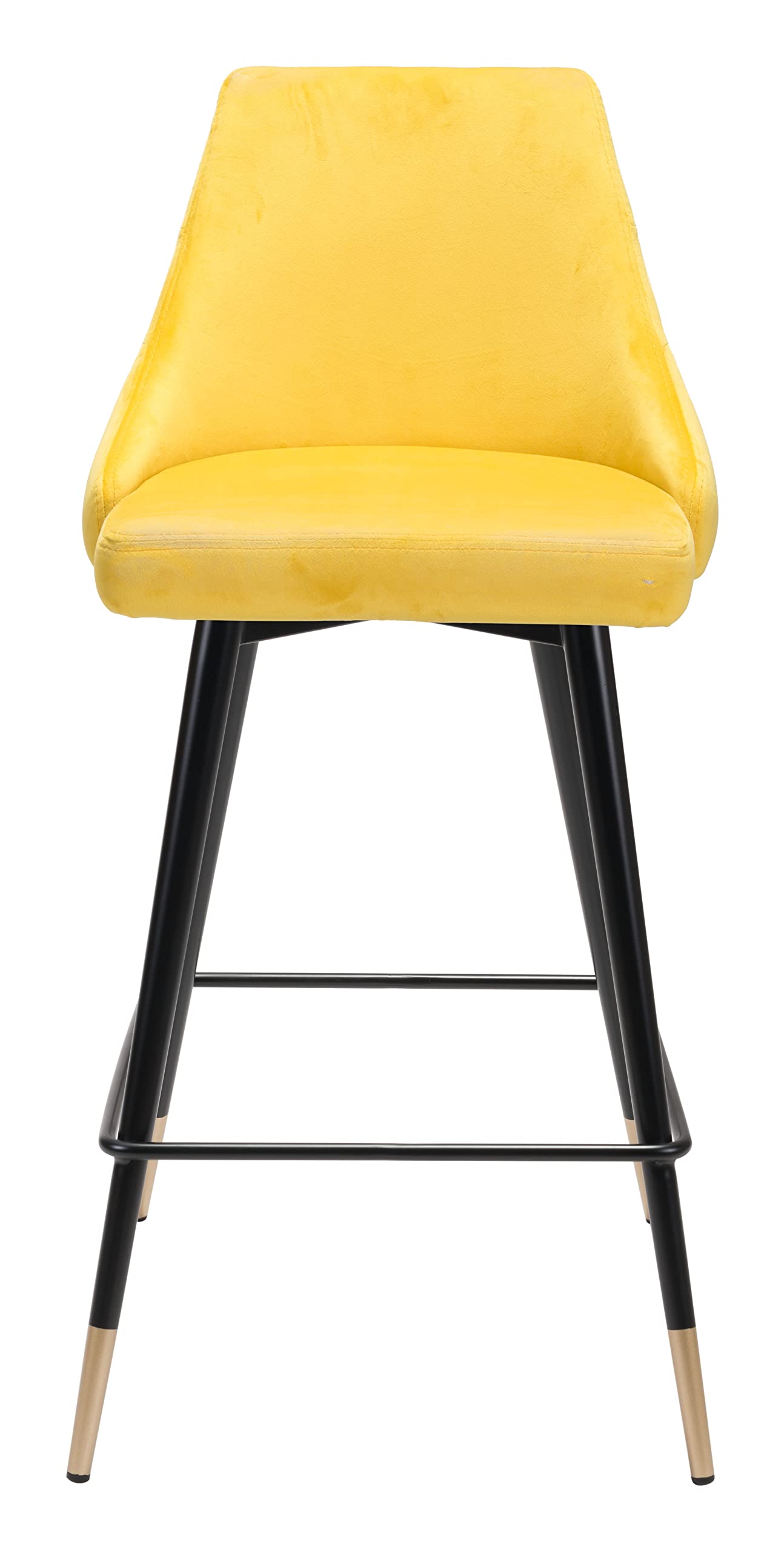 Zuo Piccolo Counter Stool Yellow