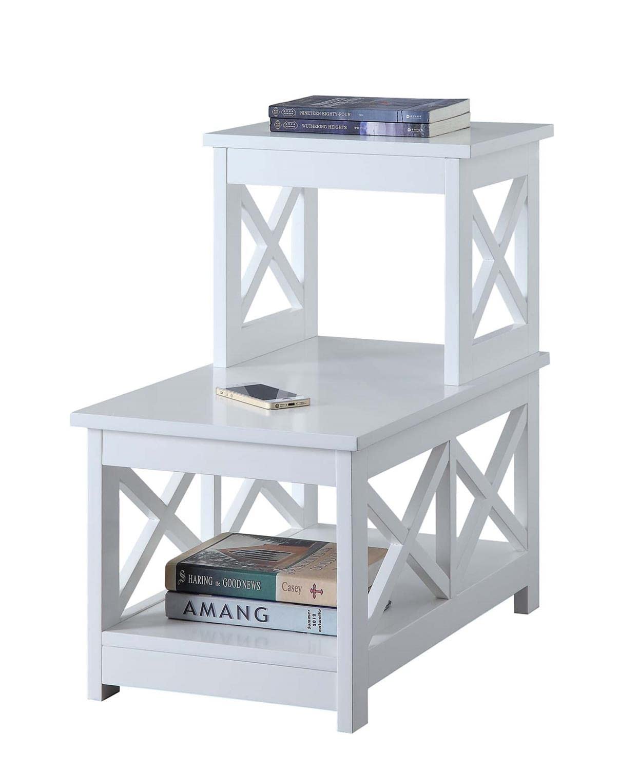 Convenience Concepts Oxford 2 Step Chairside End Table - Thumbnail 4