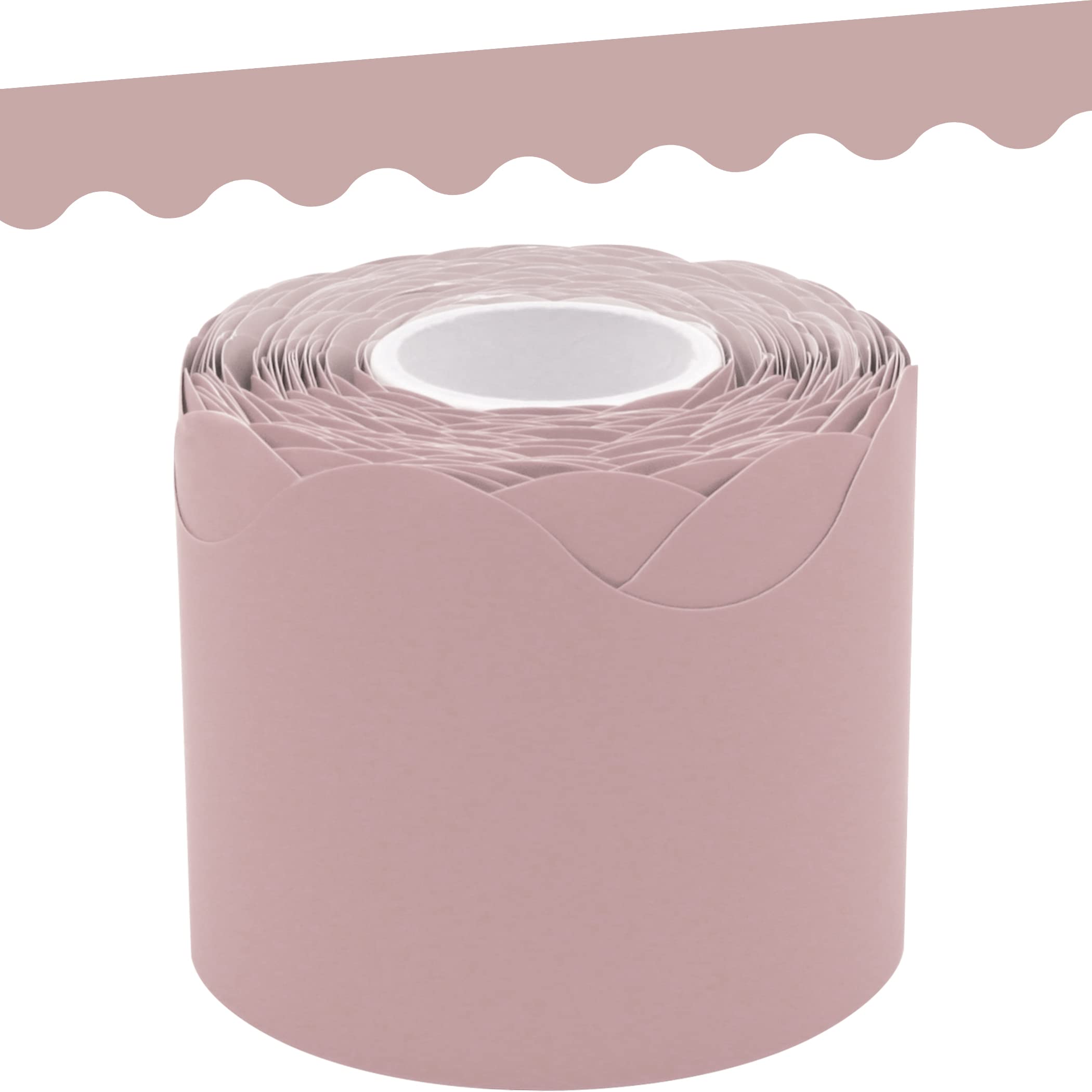Teacher Created Resources Light Mauve Scalloped Rolled Border Trim (Tcr8908)