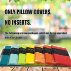 Sofjagetq Green Outdoor Waterproof Throw Pillow Covers 12'X20', Durable Vibrant Decorative Cushion Shem For Patio Funiture, Ga