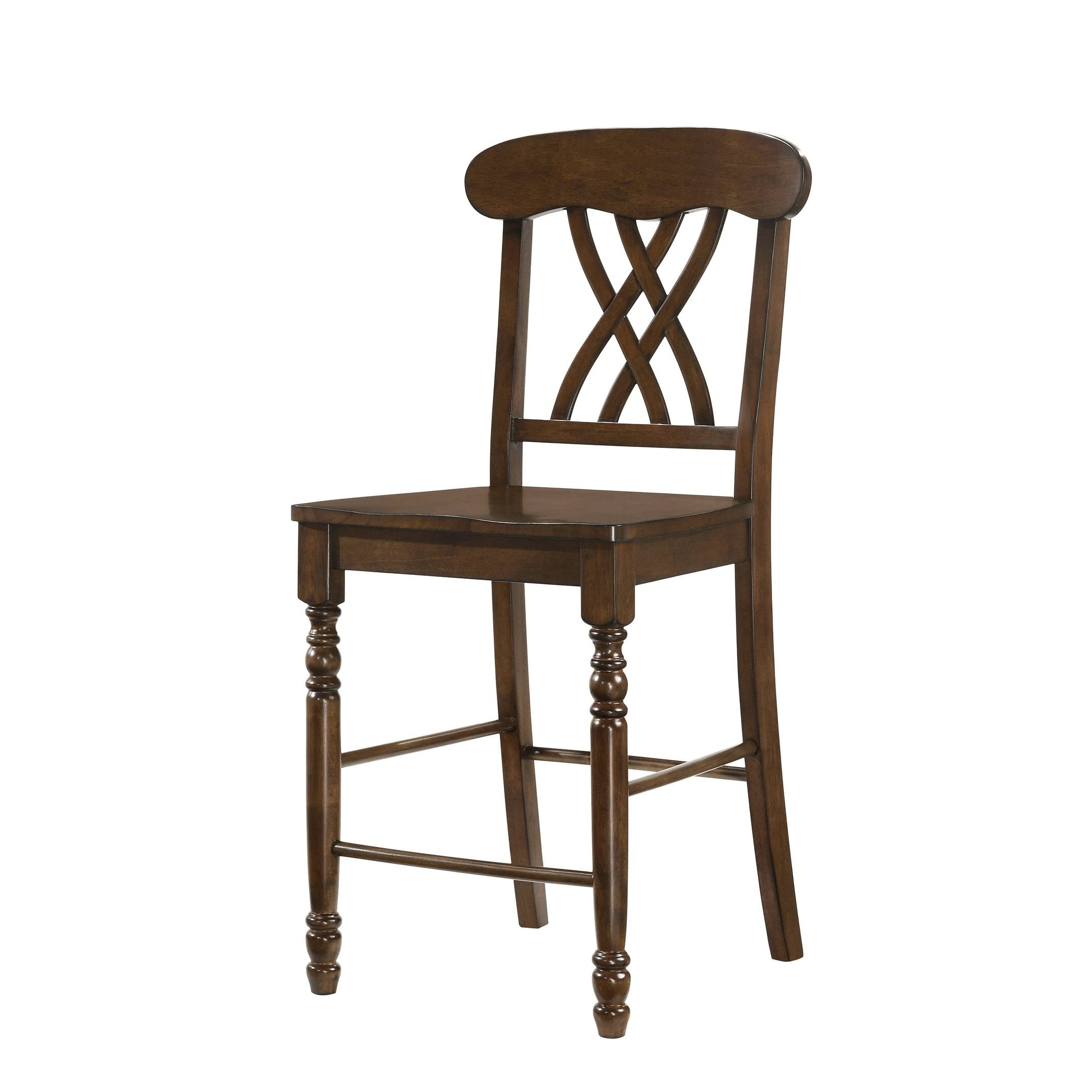 Acme Dylan Wooden Counter Height Chairs - Thumbnail 2