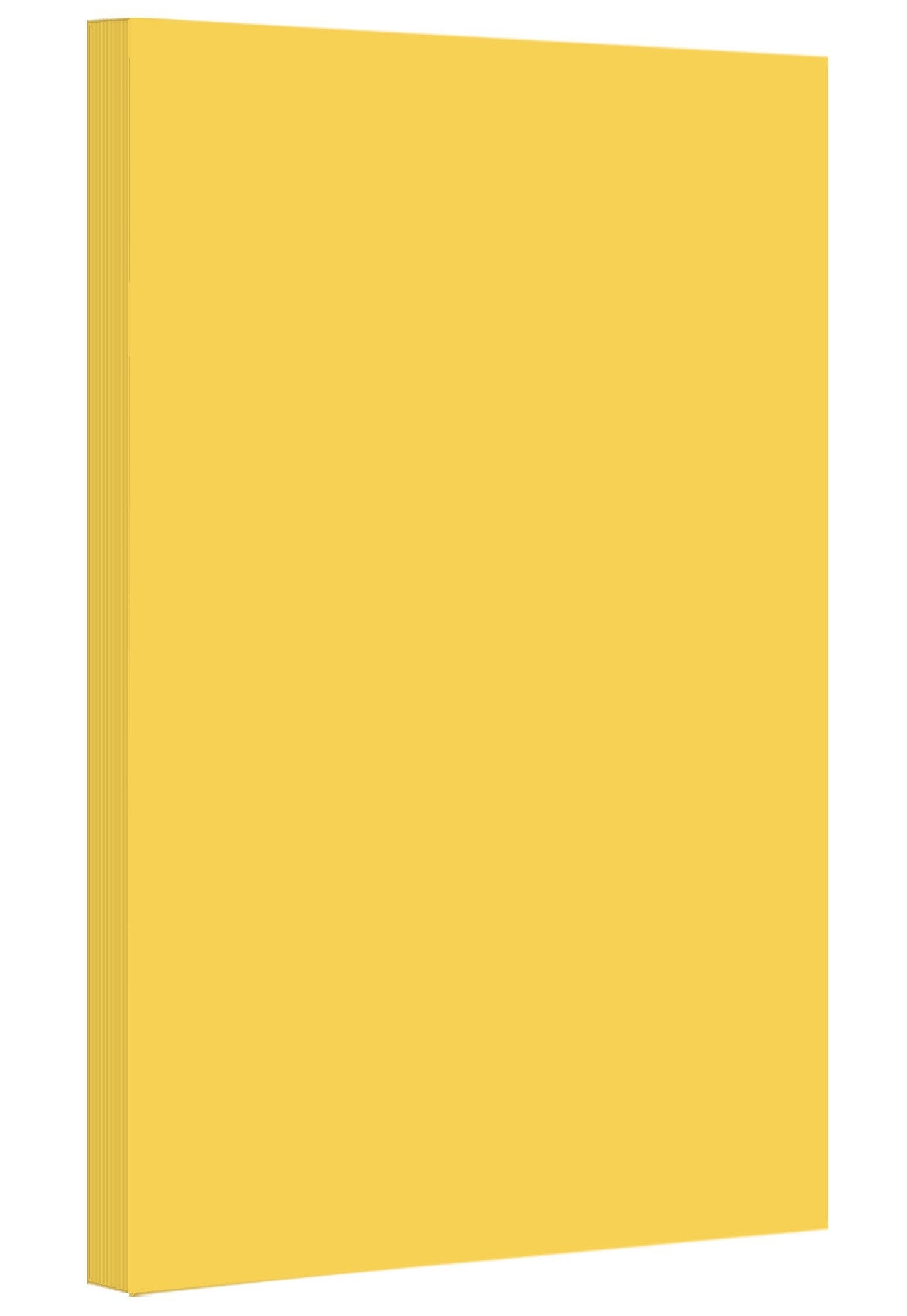 Goldenrod Pastel Color Card Stock | 67Lb Cardstock | 11    X 17    Inches | 50 Sheets Per Pack