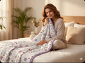 Elan Dreams Fallalen Reversible Single Bed Dohar Quilt Comforter Blanket Lightweight All Weather (Multcolor 0002)