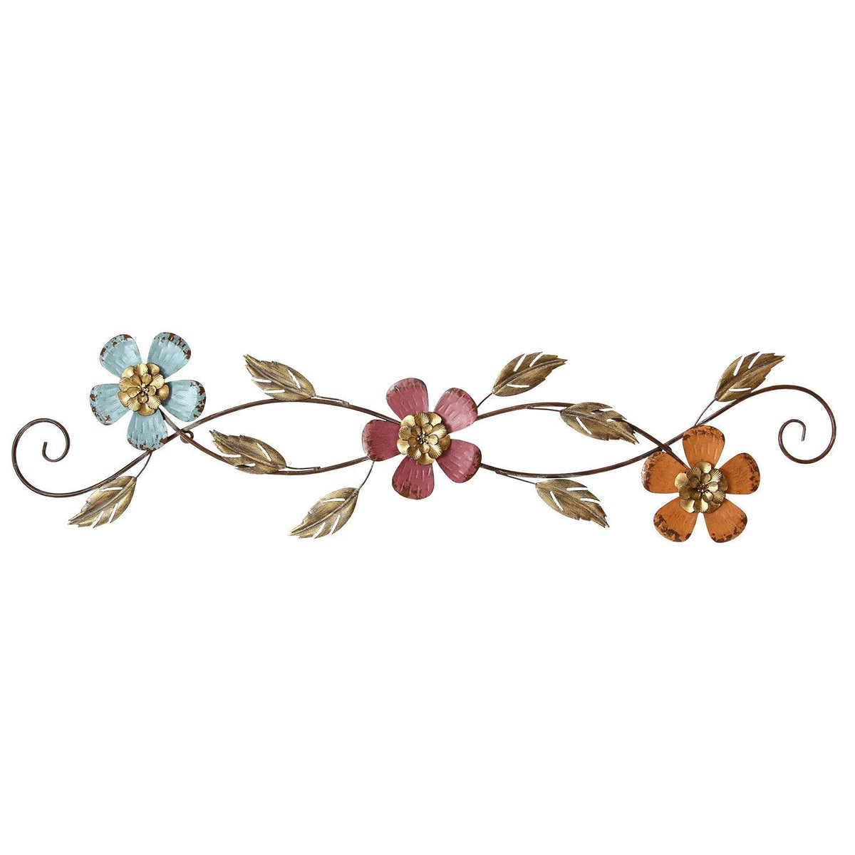 HomeRoots Floral Scroll Wall Decor