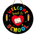 Waahome Welcome Sign For Classroom Door Decorations 11.3' Welcome Back To School Teacher Door Sign Hanger For Classroom, Welcom