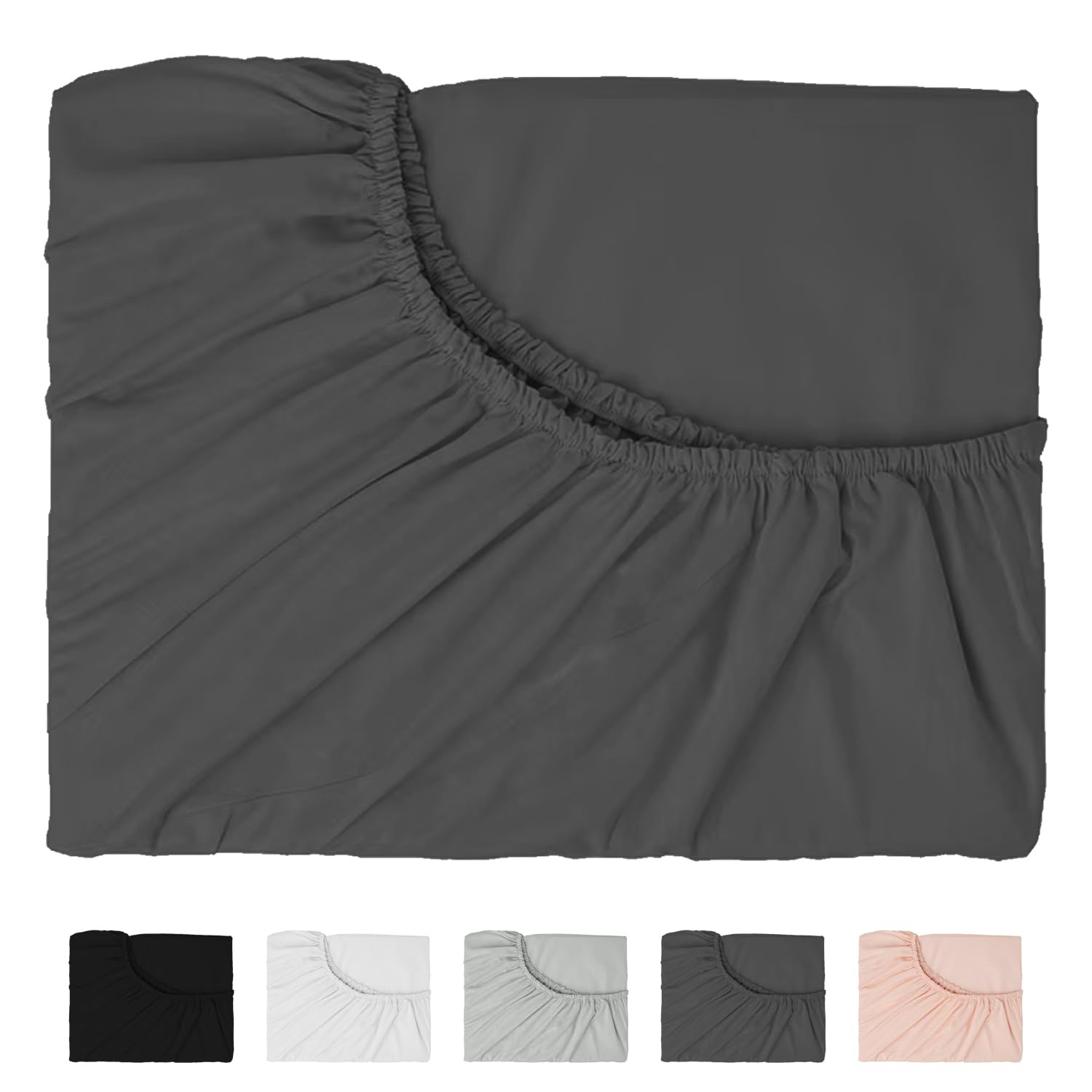 Hotella 100% Microfiber Ultra Soft 39''X80'' Twin Xl Fitted Sheet Only, Hotel Quality 14 Inch Deep Pocket Bottom Sheet, Stay In