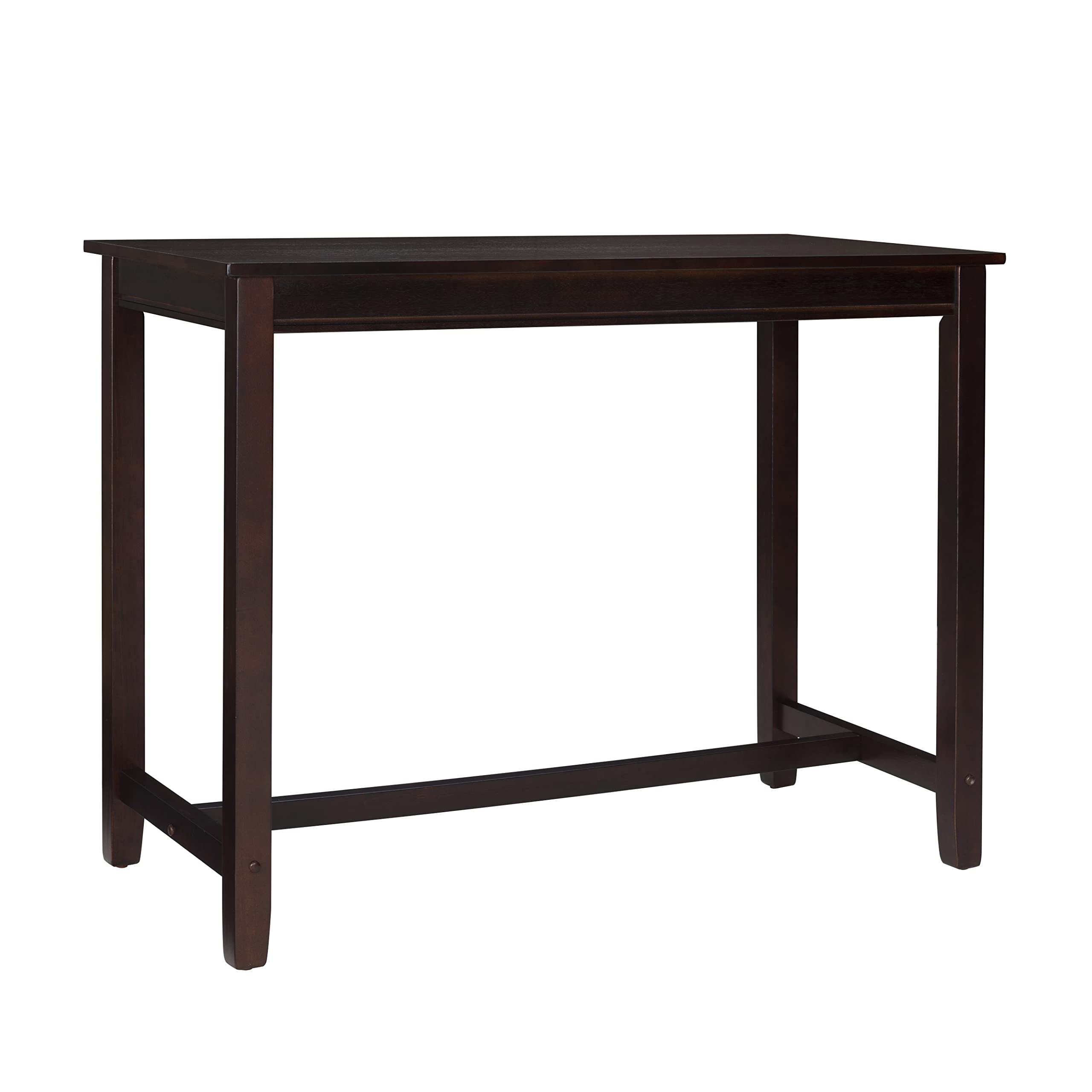 Linon 36 inch Height Pub Claridge Table, Walnut Counter