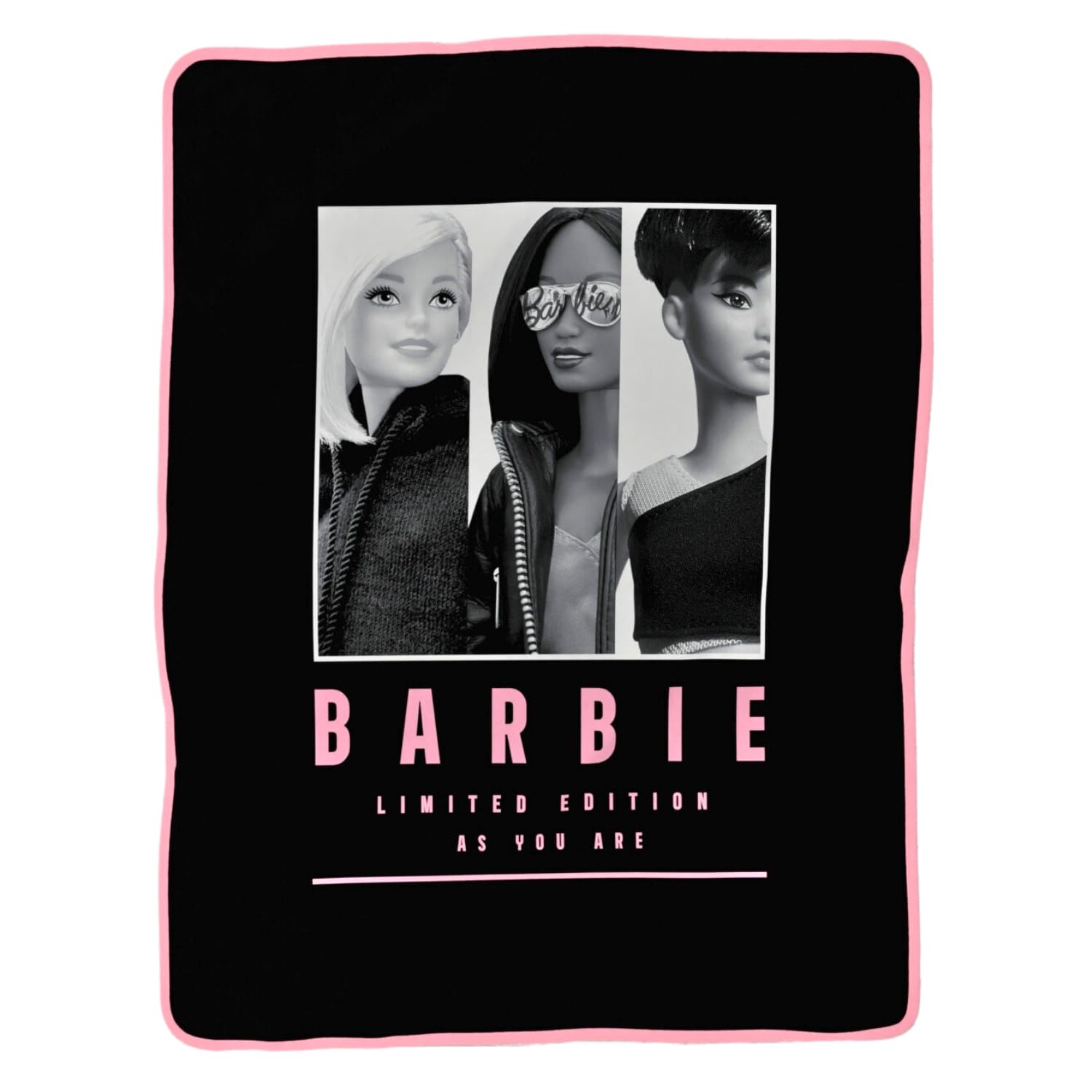 Franco Collectibles Barbie Movie Bedding Super Soft Micro Raschel Throw, Barbiecore, 46 In X 60 In, (Officially Licensed Product