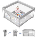 Foldable Baby Playpen 50  50, Out-of-The-Box Ready Playpen for Babies and Toddlers, Portable Play Yard with Breathable Mesh & AS