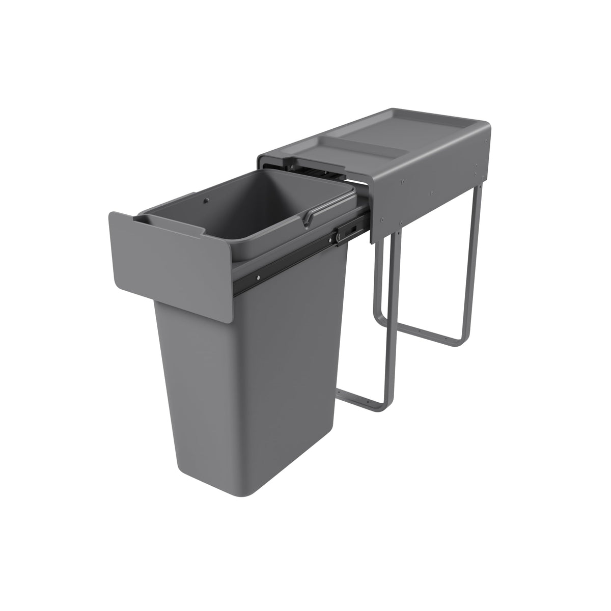 Richelieu | 32 Qt Pull Out Single Kitchen Trash Can Garbage Bin