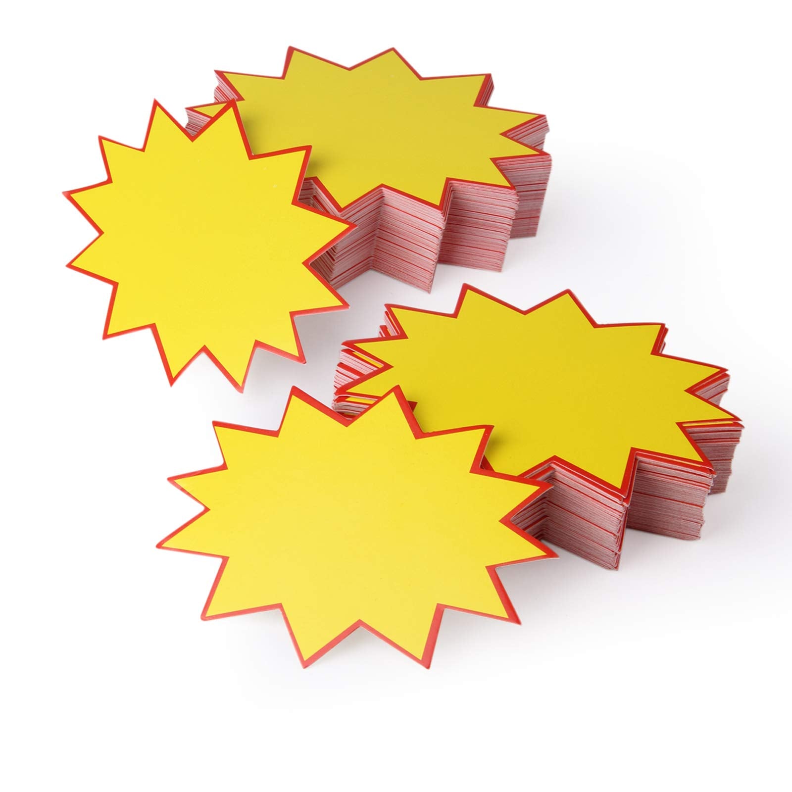 200Pcs Blank Star Retail Sale Signs Sales Price Label Tags For Real Estate And Garage Sales, Fundraising, Stores, Commerce By Hr
