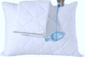 Set Of 2 Waterproof Quilted Pillow Protectors Standard Size Anti Allergy Ultra Soft Thick Pair 20X26Inches Cooling Brushed Plush