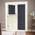 LazBlinds 100% Blackout Cordless Thermal Insulated UV Protection Privacy Curtain for Windows and Doors (26  W x 68  H, Black