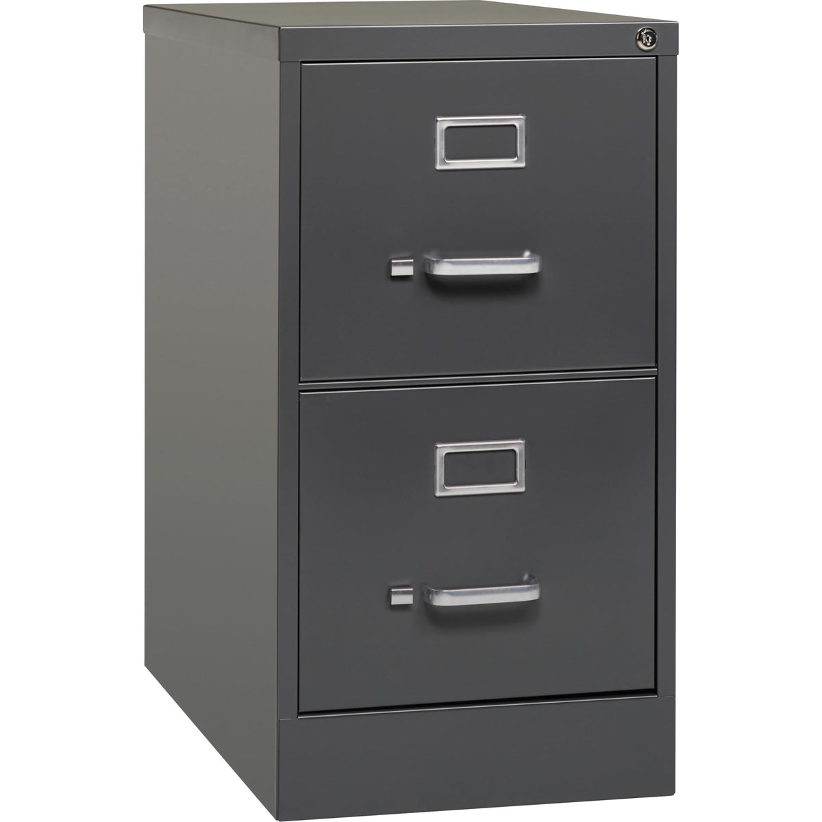 Lorell 2-Drawer Vertical Cabinet, 15 By 26-1/2 By 28-Inch, Charcoal