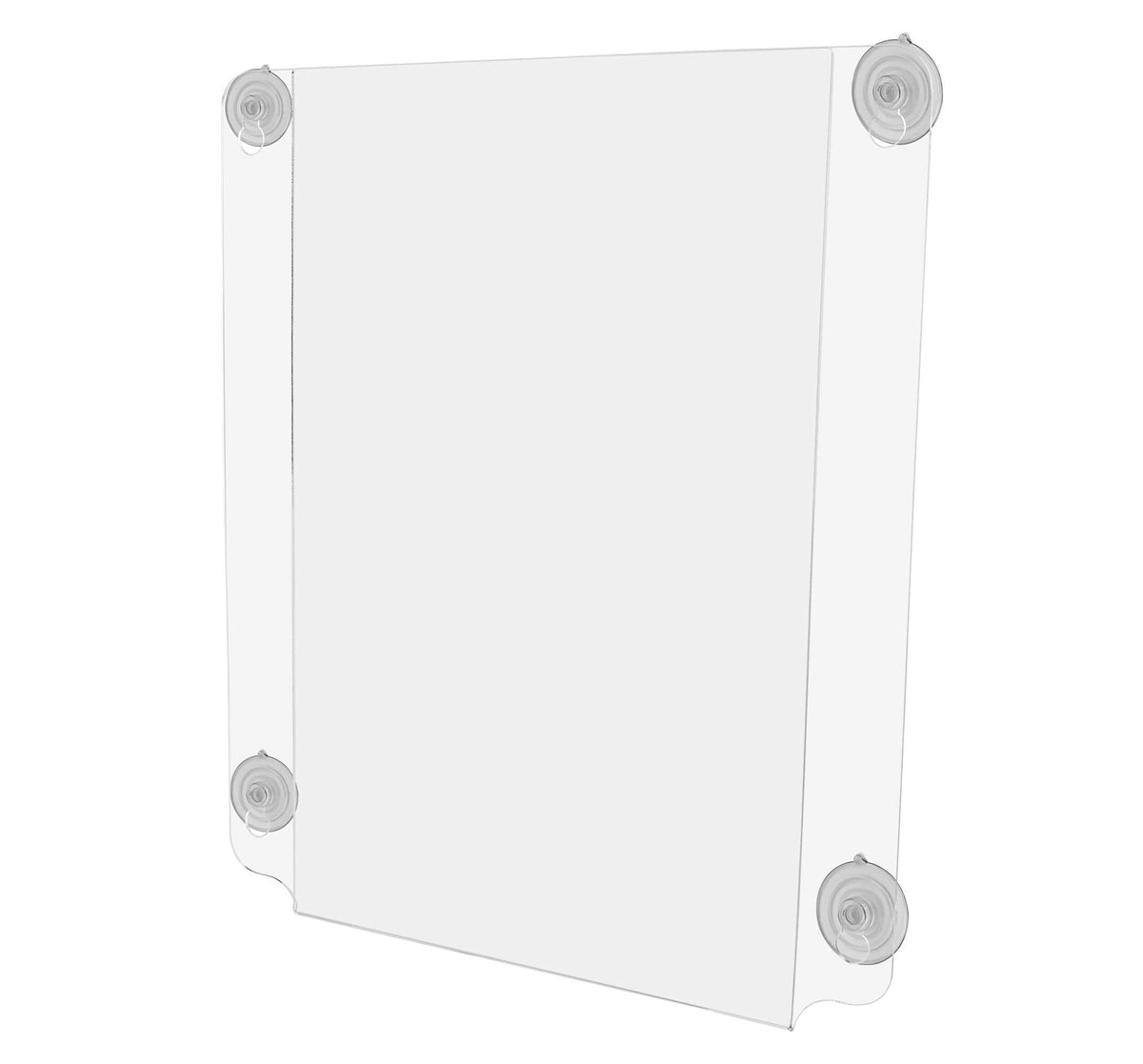 2 Pack Window Sign Holder 11' X 17' Clear Acrylic Double Sided Document Display With Suction Cups For Upcoming Events Classes
