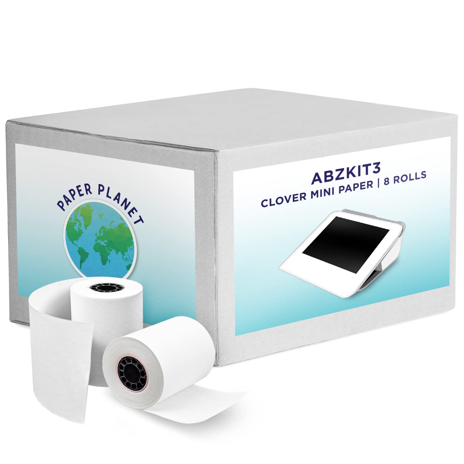 Thermal Paper For Clover Pos (Clover Mini Thermal Printer) By Paper Planet | Credit Card Receipt Paper Rolls For Clover C200 C30