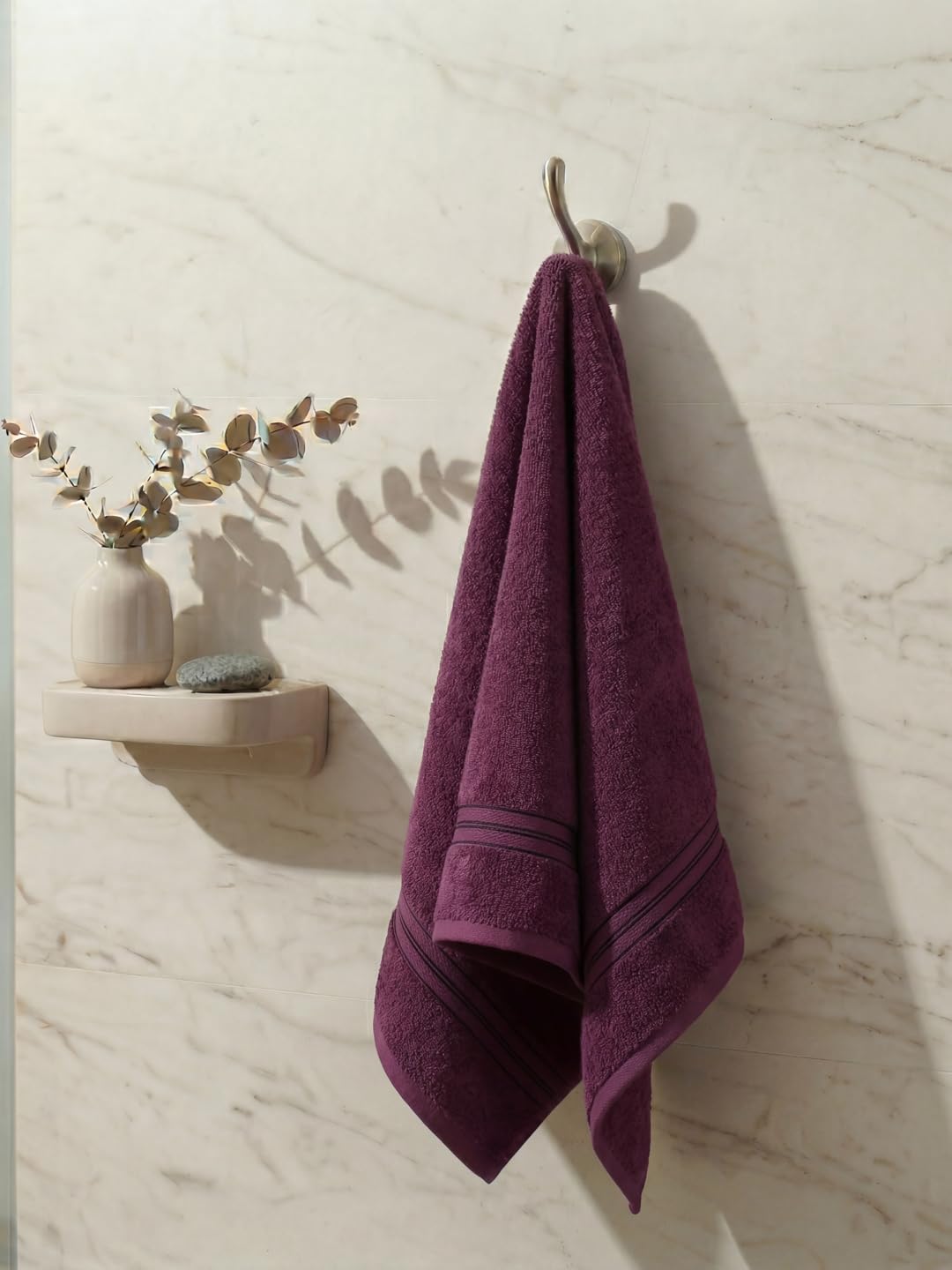 Monte Carlo Essential 100% Cotton Bath Towel | 400 GSM Lightweight & Quick Dry | Soft Absorbent Large Towel 75x150 cm | Bathroom