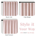Lazzzy Pink Velvet Curtains Room Darkening Thermal Insulated Curtains 108 Inch Long Window Drapes For Bedroom Living Room Super Soft Luxury Rod Pocket Window Treatment, 2 Panels