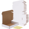 Rlavbl 11X8X2 Shipping Boxes Set Of 30, White Corrugated Cardboard Mailer Box For Packing Mailing Small Business