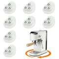 TCCO Self Adhesive Caster Wheels  360 Mini Swivel Wheels, Small Appliance Sliders, Sticky Pulley for Kitchen Appliances, Storag