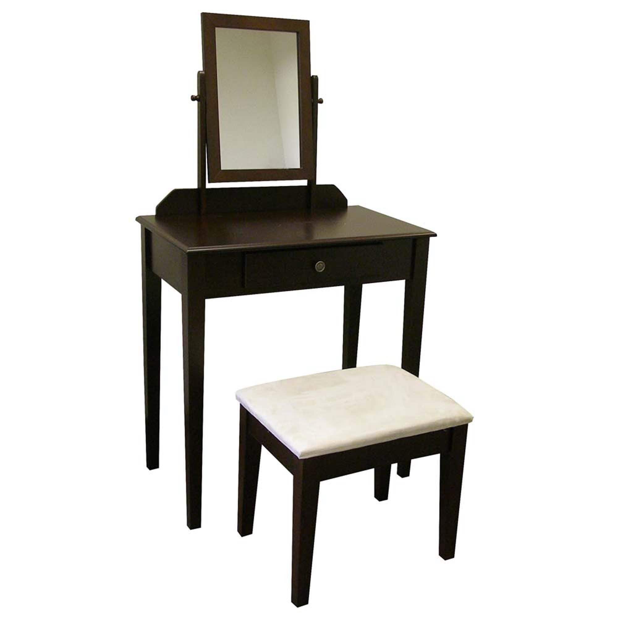 Ore International Vanity Set, Espresso