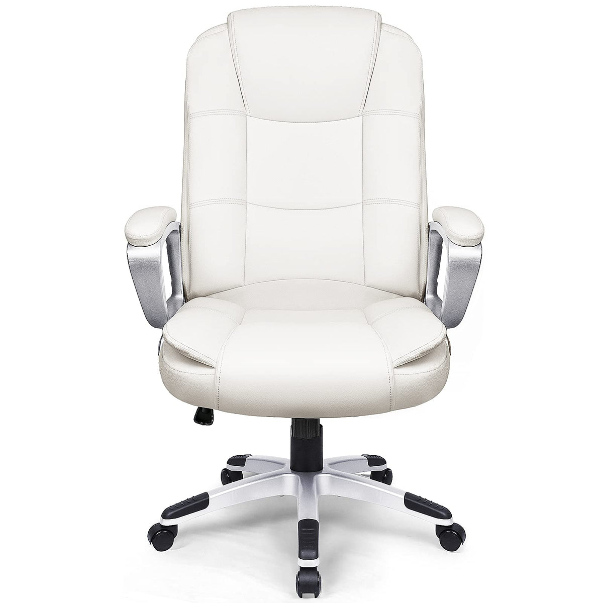 Ofika Home Office Chair, 400Lbs Ergonomic Desk Chair, Adjustable Task Chair For Lumbar Back Support, Computer Chair With Rolling Swivel And Armrest, Modern Executive High Back Leather Chairs