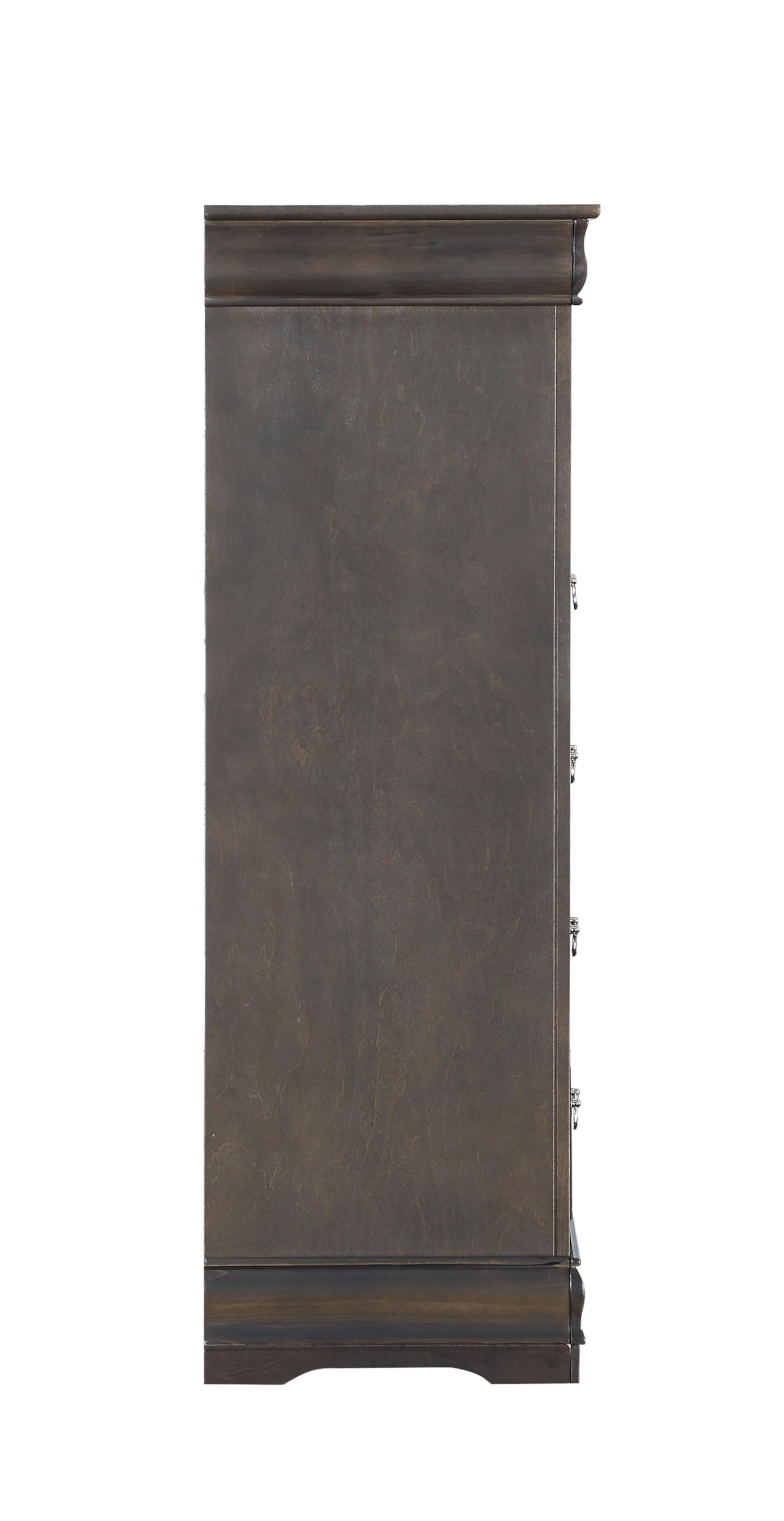 Acme Louis Philippe Chest in Dark Gray