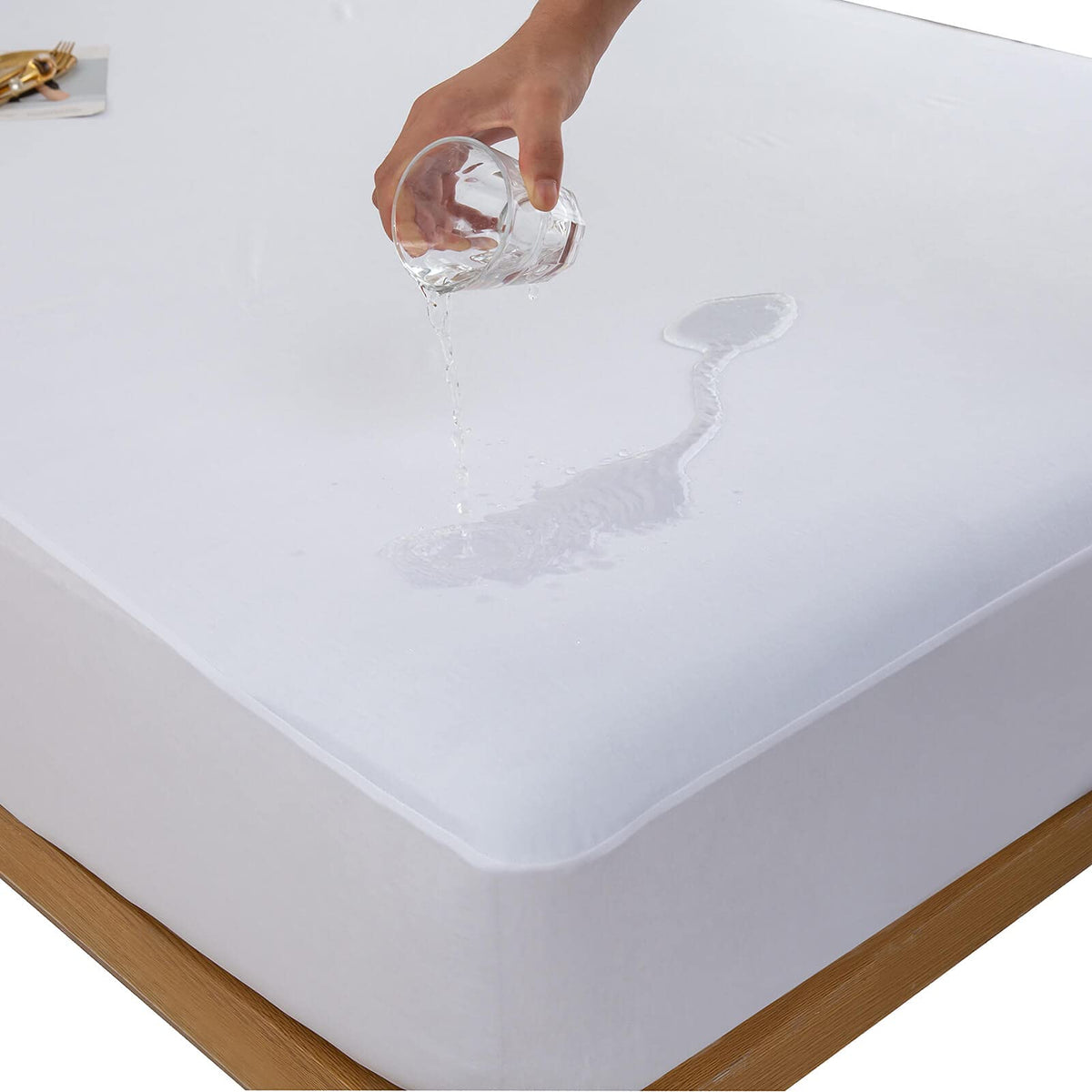 Waterproof Rv King Mattress Protector For 72 X 80 Or 70X80 Narrow King Bed With Stretchy Skirt Ultra Soft Jersey Matressprotecto