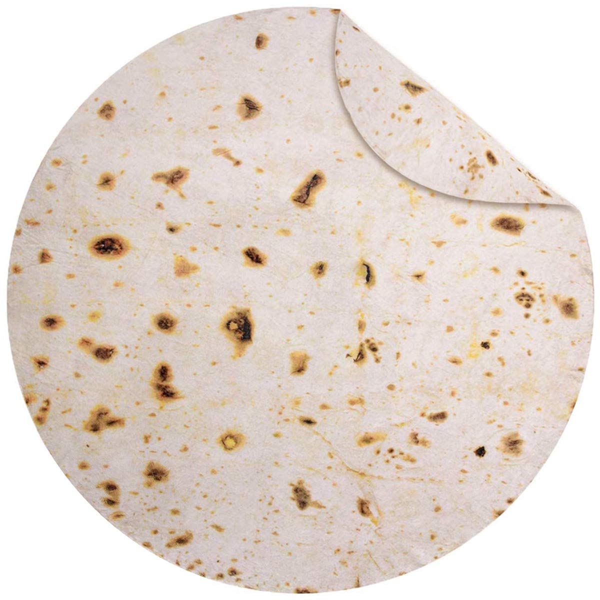 Jorbest Burritos Tortilla Wrap Blanket For Adults And Kids, Double Sided Funny Food Blanket, Novelty Funny Gifts For Women Men T