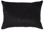 HomeRoots Grey Cotton Black Leopard Lumbar Pillow