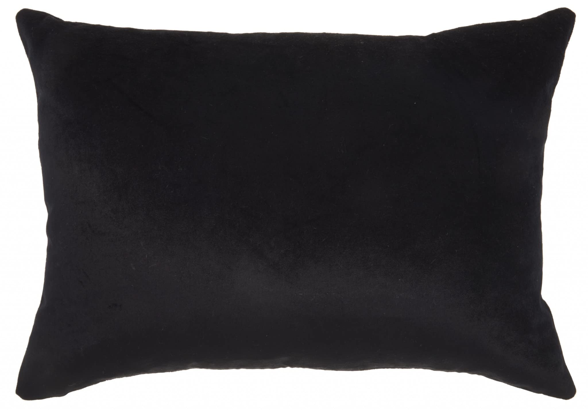 HomeRoots Grey Cotton Black Leopard Lumbar Pillow