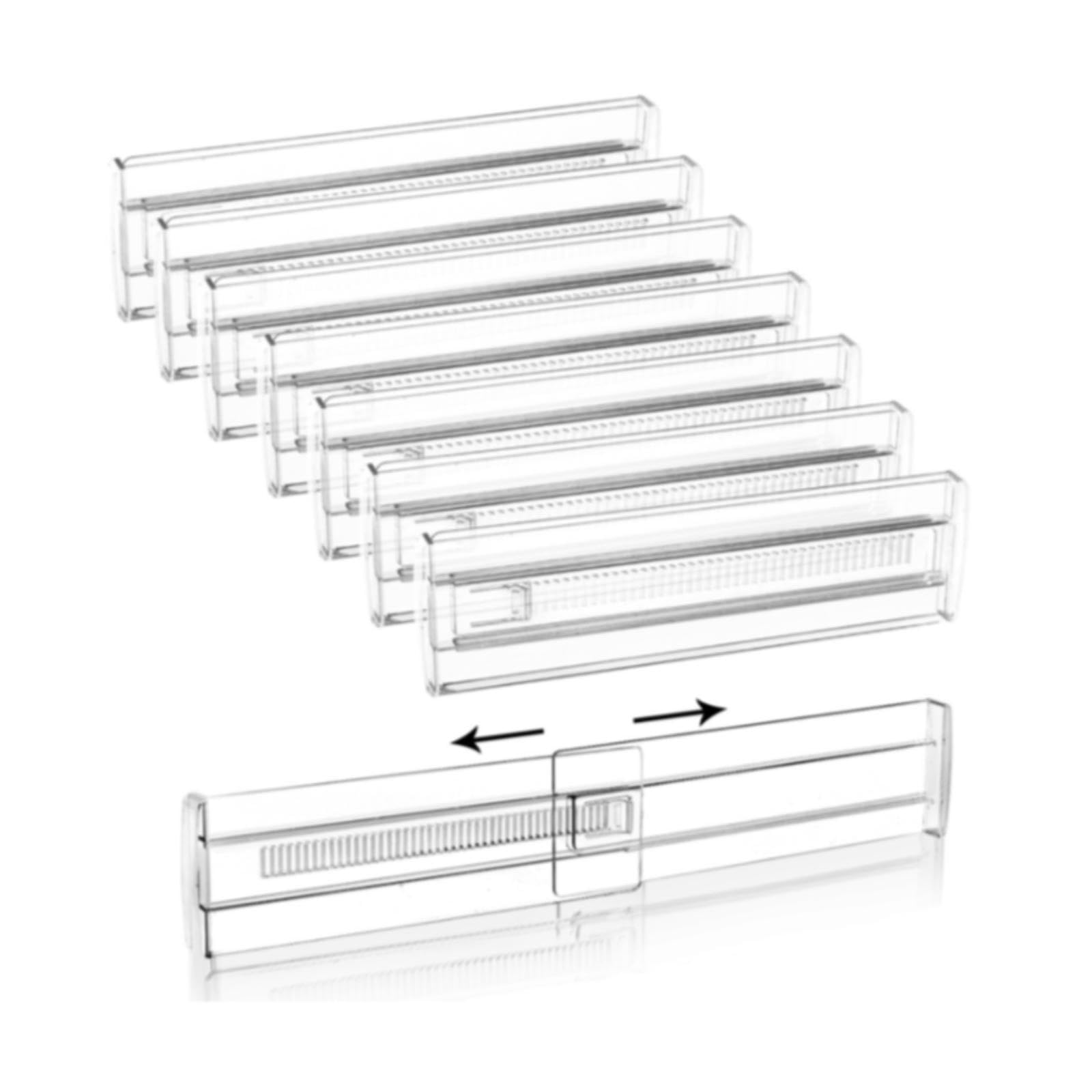 Calandis 8X Drawer Dividers Women Adjustable Drawer Organizer For Bedroom Cafe Office Clear | Closet Organizers | Home Organizat
