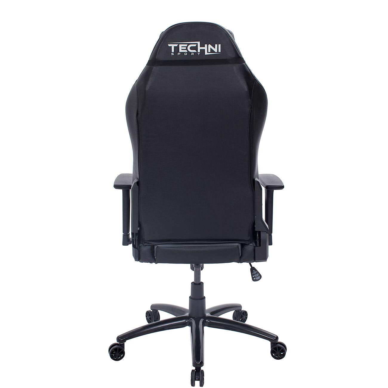 Techni Sport High Back Video Game Chair With Foam Seat And Arms, Reclining Racing Chair With Height And Tilt Adjustment, Grey