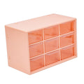 Velura Drawer Organizer Makeup Household Underwear Sundries Storage Divider Pink|1 Piece Drawer Storage Cabinet|Storage Boxes| H
