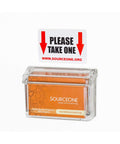 Sourceone.Org Source One Premium Outdoor Business Card Holder Peel And Stick Clear Unbreakable Take One Sticker Included