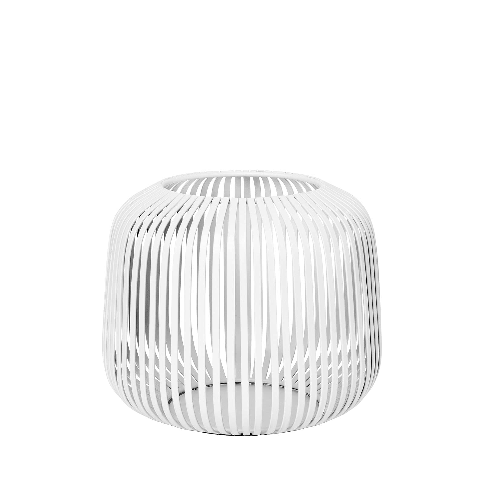 Blomus Lito 66203 Lantern for Indoor Use, Candle Holder, Powder-Coated Steel, Grey, 17 x 20 x 20 cm
