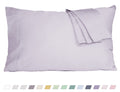 Cotton Pillow Cases Standard Size, 20 By 30 Inches Queen Pillowcases, Light Purple Pillow Cases Set Of 2, Pillow Cases Queen Cot