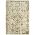 Rizzy Home Alora Decor Euphoria 3' X 5' Medallion Distress Beige/Brown/Rust Hybrid Area Rug