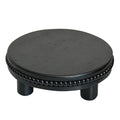 dwellington Farmhouse Beaded Wood Tray Risers for Display, 7.6    Wooden Decorative Tray for Kitchen Home Decor, Display Pedesta