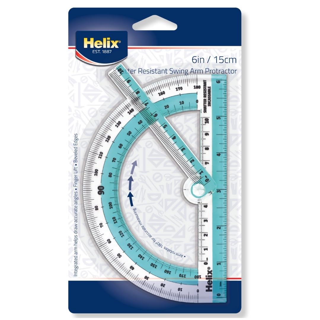 Helix - Swing Arm Protractor - 180 Degree Rotation